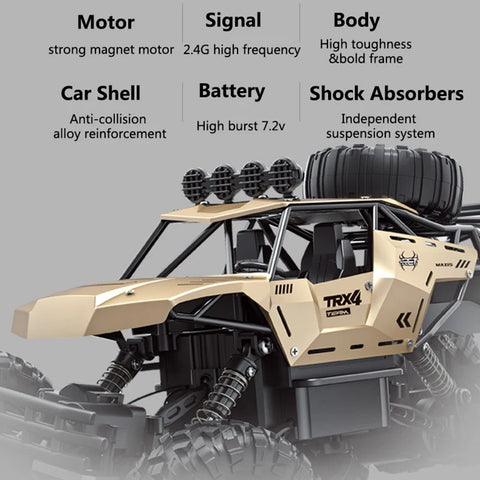 Monster RC Crawler Truck 1/16 – Rugged Off-Road Action Teeny Pandas