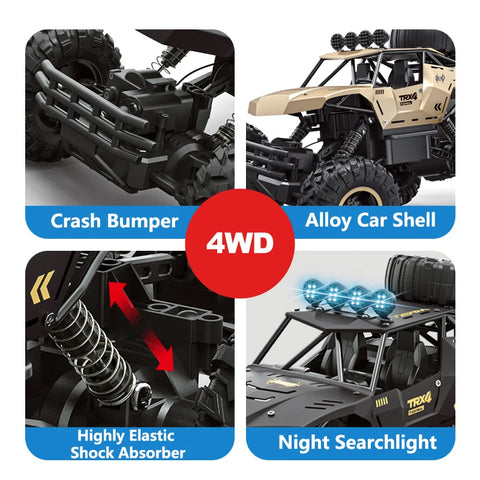 Monster RC Crawler Truck 1/16 – Rugged Off-Road Action Teeny Pandas