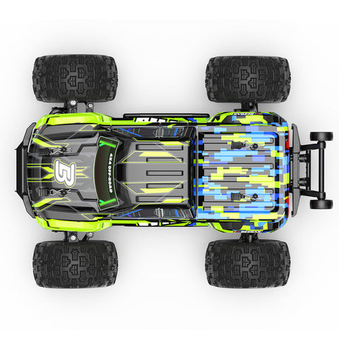 Rugged Kids RC Monster Truck 1/32- Brushless High-Speed Adventure! Teeny Pandas