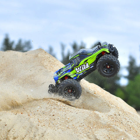 Rugged Kids RC Monster Truck 1/32- Brushless High-Speed Adventure! Teeny Pandas