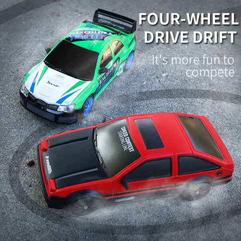 Kids Drift Racing Car with LED Lights 1/24 - 360° Spins & Drifts Teeny Pandas