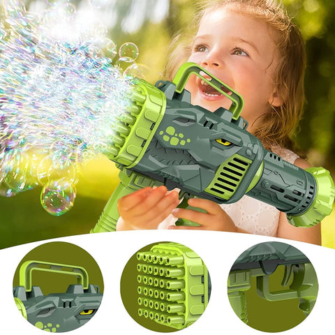 Interactive Bubble Gun for Kids - Fun & Safe Bubble Blower Teeny Pandas