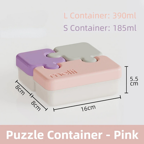Puzzle Lunch Box for Kids – Fun, Functional & Brain-Boosting Meal Container Teeny Pandas