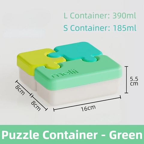 Puzzle Lunch Box for Kids – Fun, Functional & Brain-Boosting Meal Container Teeny Pandas