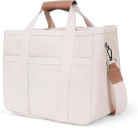 Canvas Multipocket Diaper Bag Organizer – Stylish, Compact, and Multi-Functional Teeny Pandas