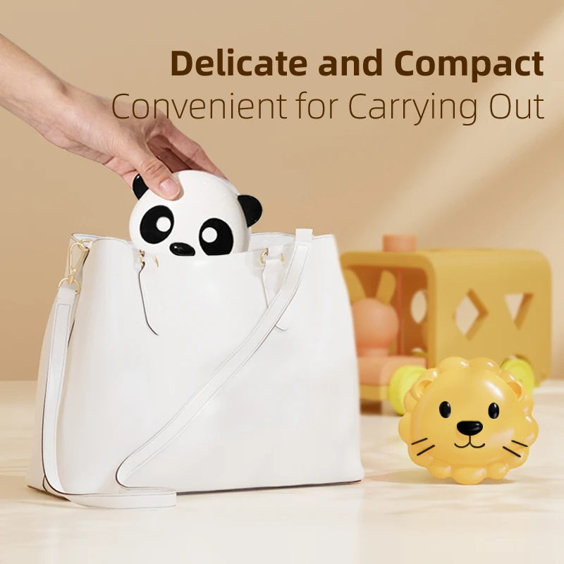 Cute Animal Snack Container for Kids – Leak-Proof & Travel-Friendly Teeny Pandas