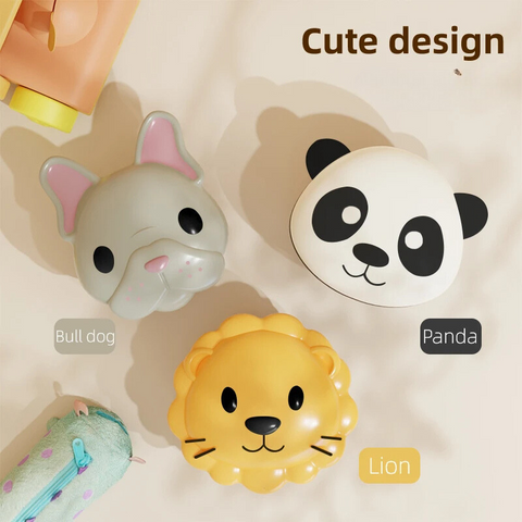 Cute Animal Snack Container for Kids – Leak-Proof & Travel-Friendly Teeny Pandas