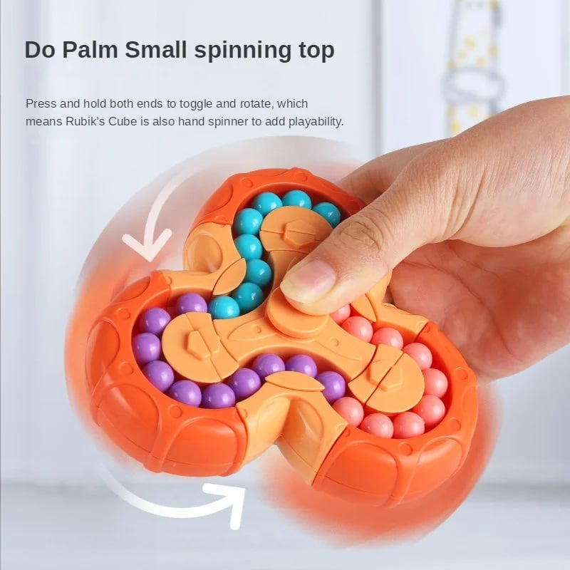 2-in-1 Rubik's Cube Magic Bean Puzzle Spinner Teeny Pandas