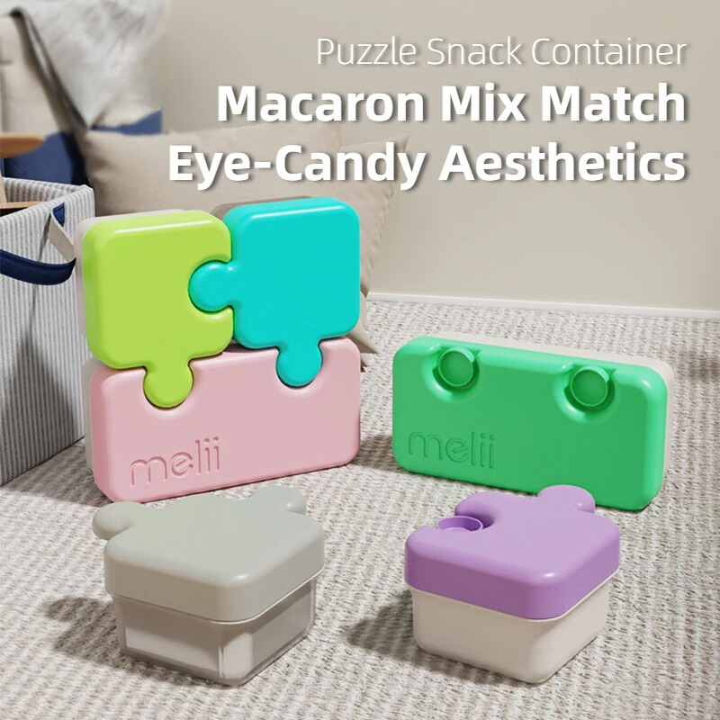 Puzzle Lunch Box for Kids – Fun, Functional & Brain-Boosting Meal Container Teeny Pandas