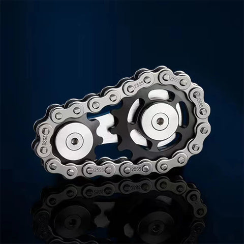 Sprockets Chain Fidget Spinner for Stress Relief and Focus Teeny Pandas