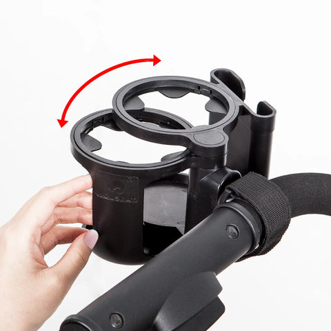 Stroller Cup Holder with Phone Support & Dual Drink Holder
