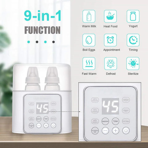 Baby Bottle Warmer & Food Heater with Temperature Control