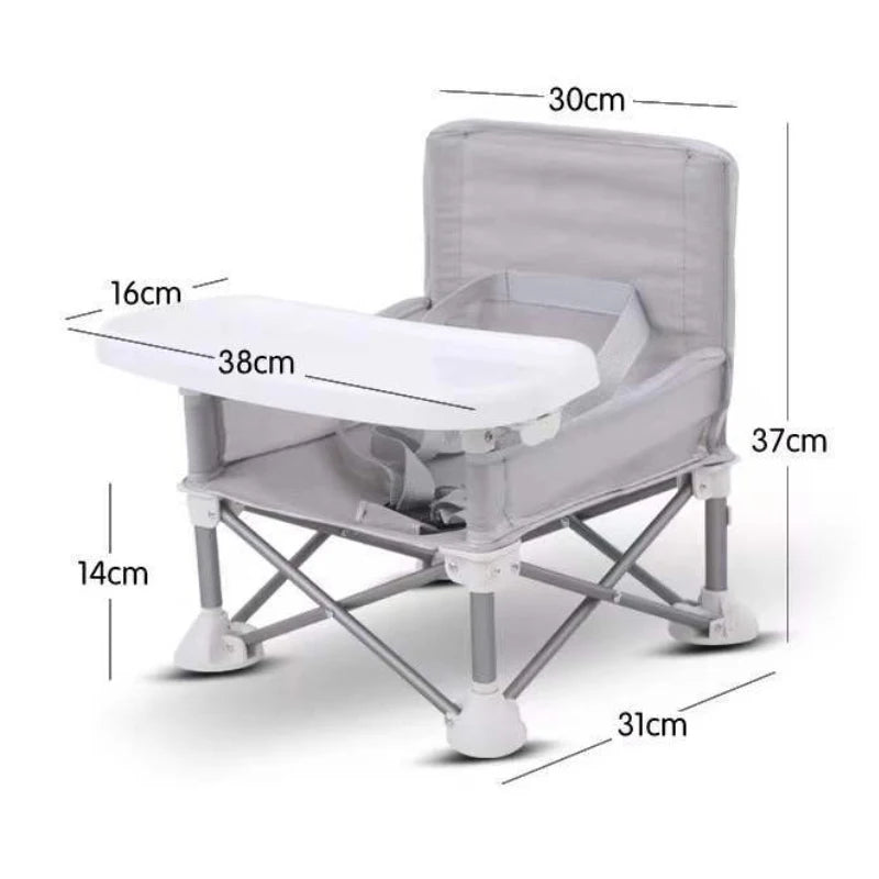 Portable Baby Chair – Foldable, Secure, and Comfy Teeny Pandas