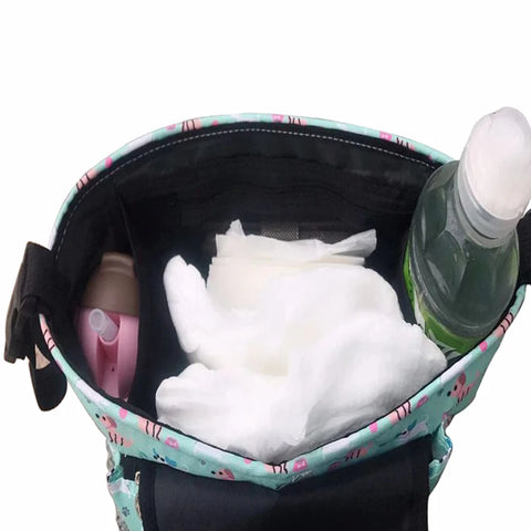 Universal Stroller Organizer - With Insulated Cup Holders Teeny Pandas