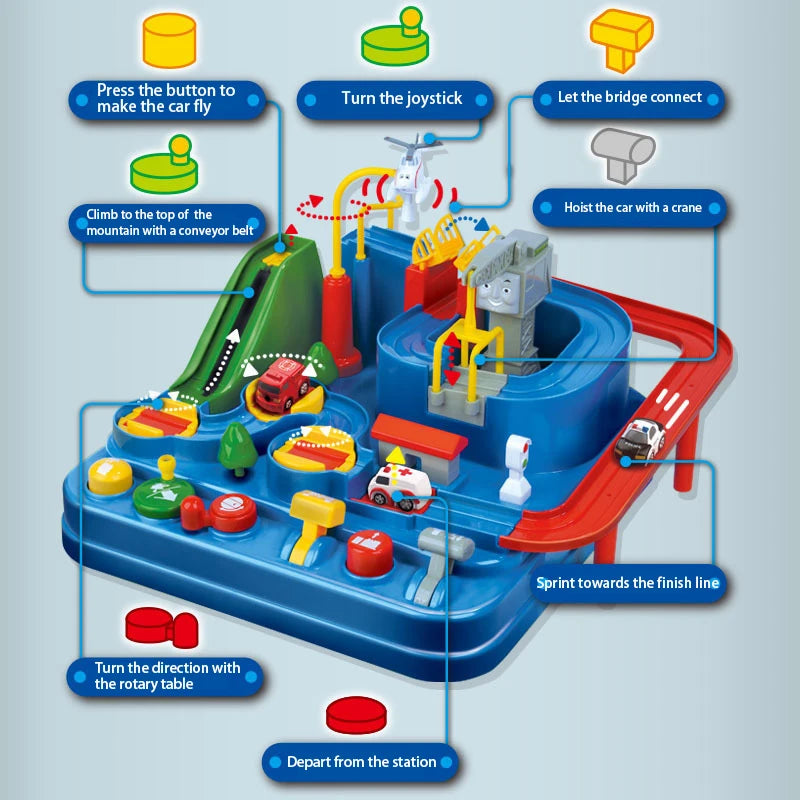 Adventure City Car Puzzle Game – Stimulate Young Minds with Fun! Teeny Pandas