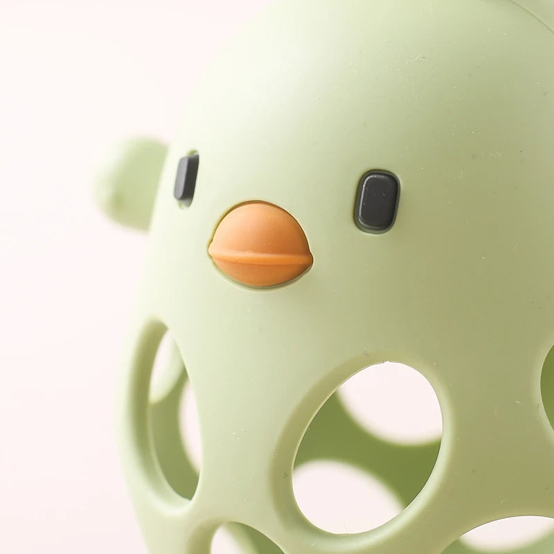 Chick Baby Teether Glove - Silicone Teething Relief Teeny Pandas