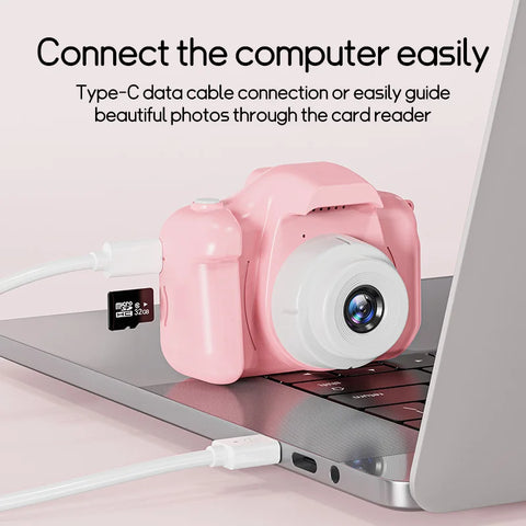 PixelCam Unicorn Kids Camera - With 1080P HD Lens and Fun Features