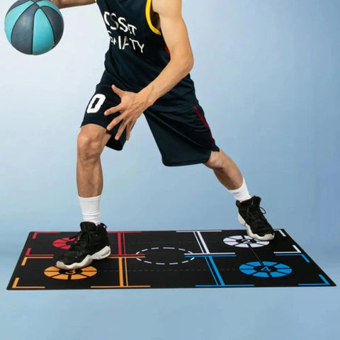 Basketball Training Mat - Non-Slip Footwork Training Mat for Kids