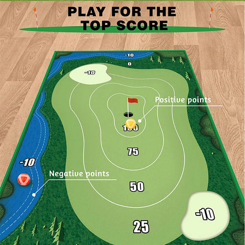 Mini Chipping Golf Set for Kids - Swing, Score, and Soar with Mini Golf Adventures! Teeny Pandas