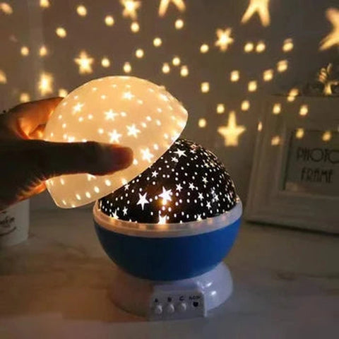 Galaxy Projector Starry Sky - Rotating LED Night Light!