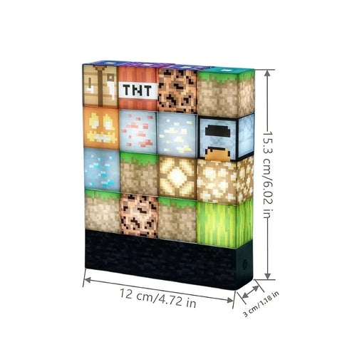 GlowSplice Magnetic LED Building Blocks Set Teeny Pandas