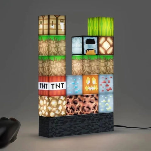 GlowSplice Magnetic LED Building Blocks Set Teeny Pandas