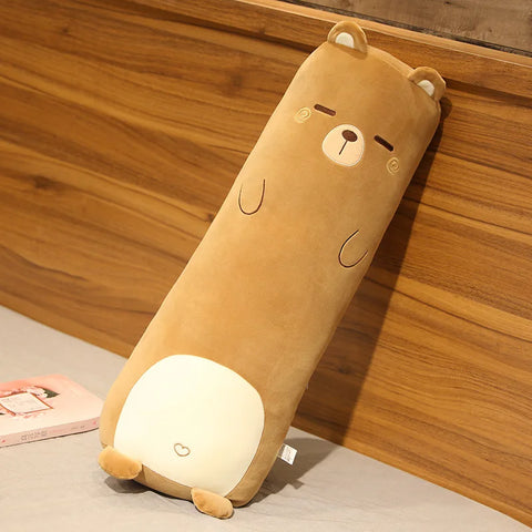 Soft Long Animal Plushie Pillows