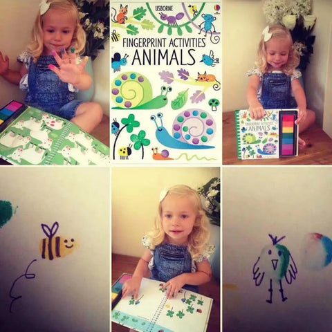 Creative Fingerprint Art Kit for Kids - Unleash Your Kids Creativity! Teeny Pandas