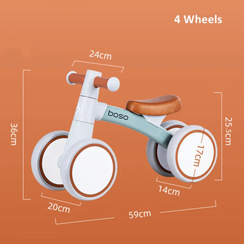 Baby First Balance Bike & Walker for Infants – 12-36 Months