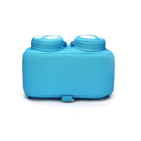 Cute 3D Blue Bear Backpack for Kids