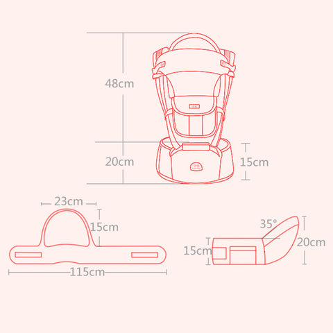 Non-slip Ergonomic 3-in-1 Baby Carrier