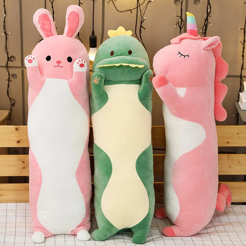 Long Cartoon Animal Plushies