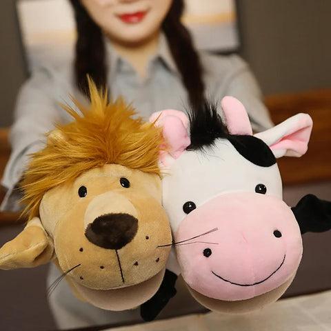 Educational Hand Finger Puppet Animal Plushies