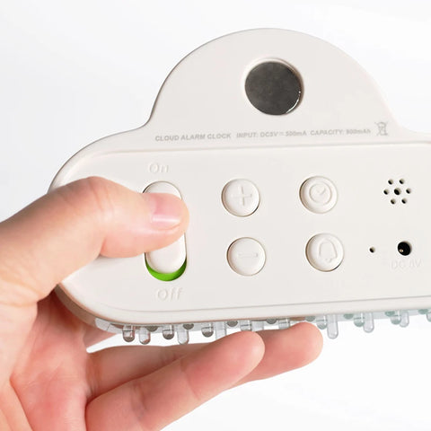 Cloud Alarm Clock - Kids LED Voice Control Digital Alarm Clock