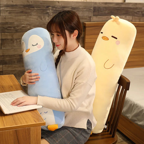 Soft Long Animal Plushie Pillows
