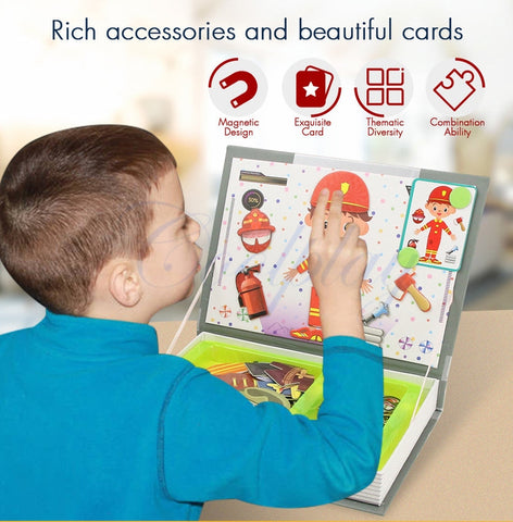 3D Magnetic Puzzle Book Set | Montessori Play