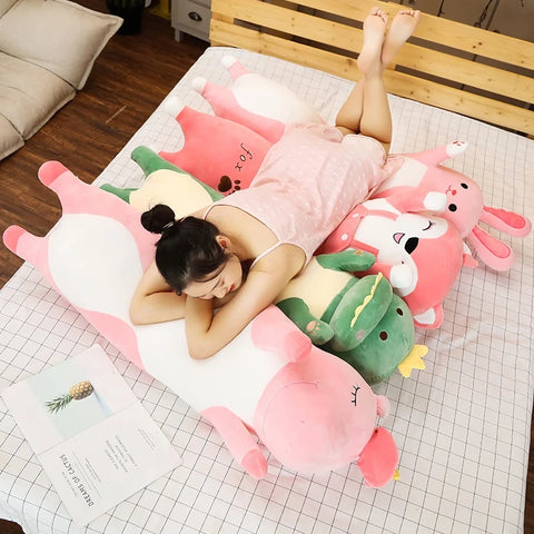 Long Cartoon Animal Plushies