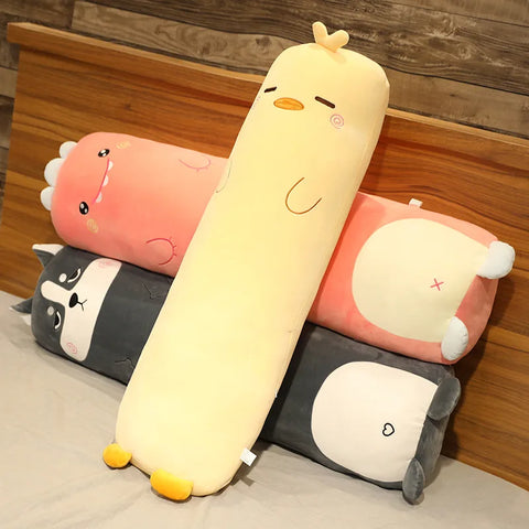 Soft Long Animal Plushie Pillows