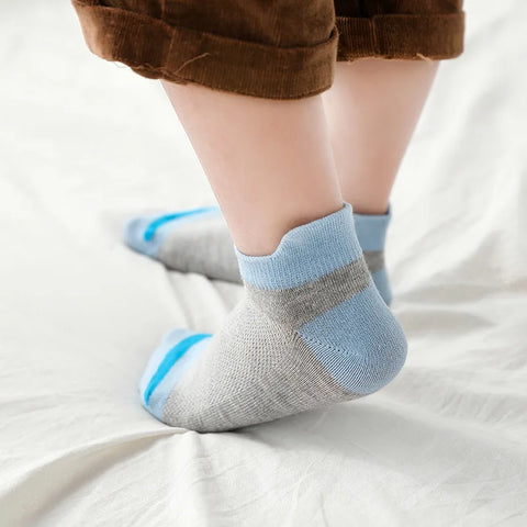 Spring Summer Children’s Mesh Cotton Socks for Boys and Girls