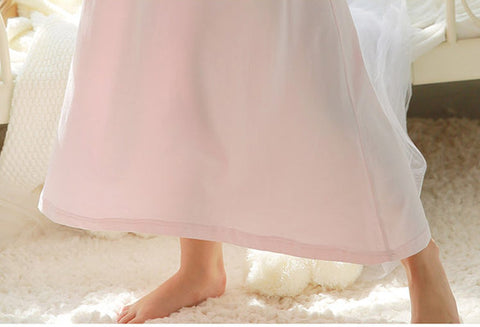 Lolita Princess Sleepshirt – Vintage Turndown Collar Nightgown for Girls
