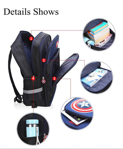 Kids Wheeled School Backpack Set – Rolling Luggage with Handbag for Boys and Girls
