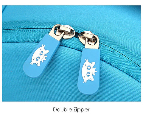 Cute 3D Blue Bear Backpack for Kids