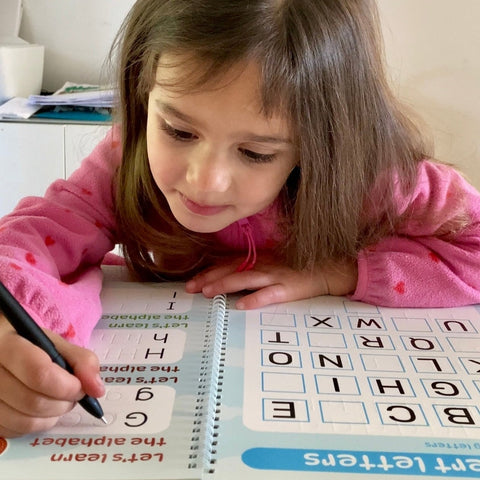 Reusable Montessori Handwriting Kit – Perfect for Kids Learning to Write Teeny Pandas