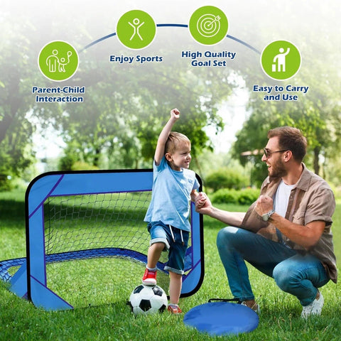 Kids Soccer 4 Goal Training Net - For Fun Sports Experience!