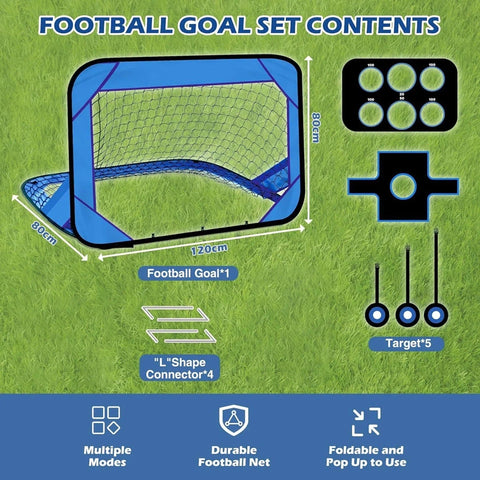 Kids Soccer 4 Goal Training Net - For Fun Sports Experience!