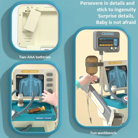 Doctor's Kit for Kids - Interactive Medical Play Set with Accessories! Teeny Pandas