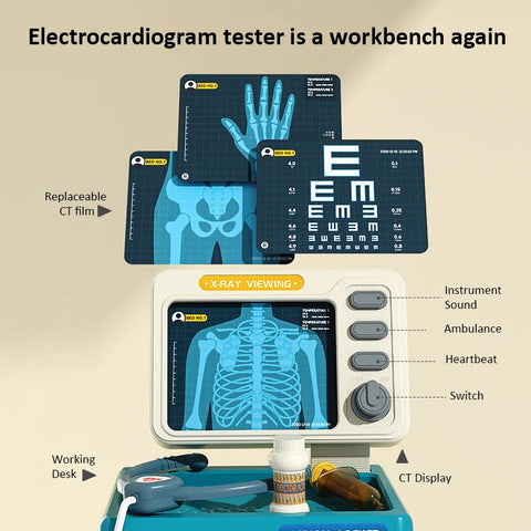 Doctor's Kit for Kids - Interactive Medical Play Set with Accessories! Teeny Pandas