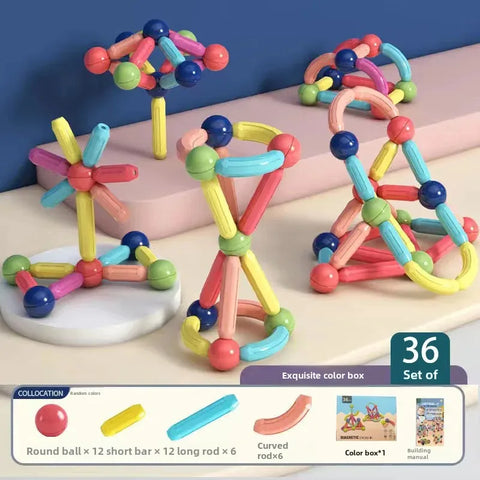 Magnetic Building Sticks Set for Kids | Fun, Educational, and Creative Play Teeny Pandas