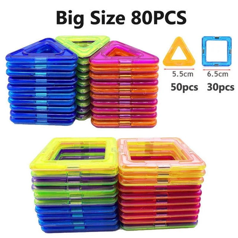 Magnetic Tiles Building Set – STEM Educational Toy Teeny Pandas
