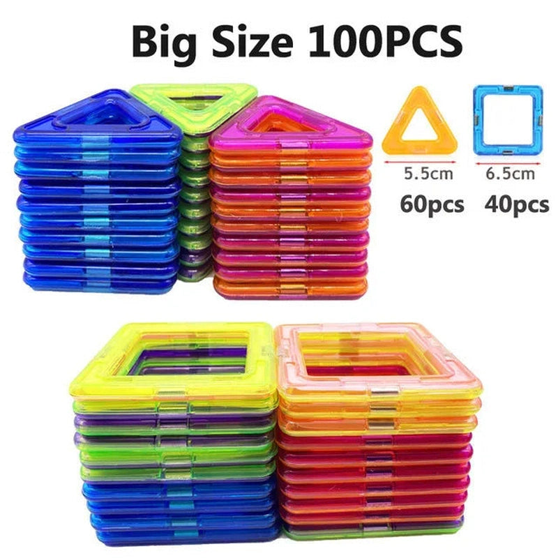 Magnetic Tiles Building Set – STEM Educational Toy Teeny Pandas